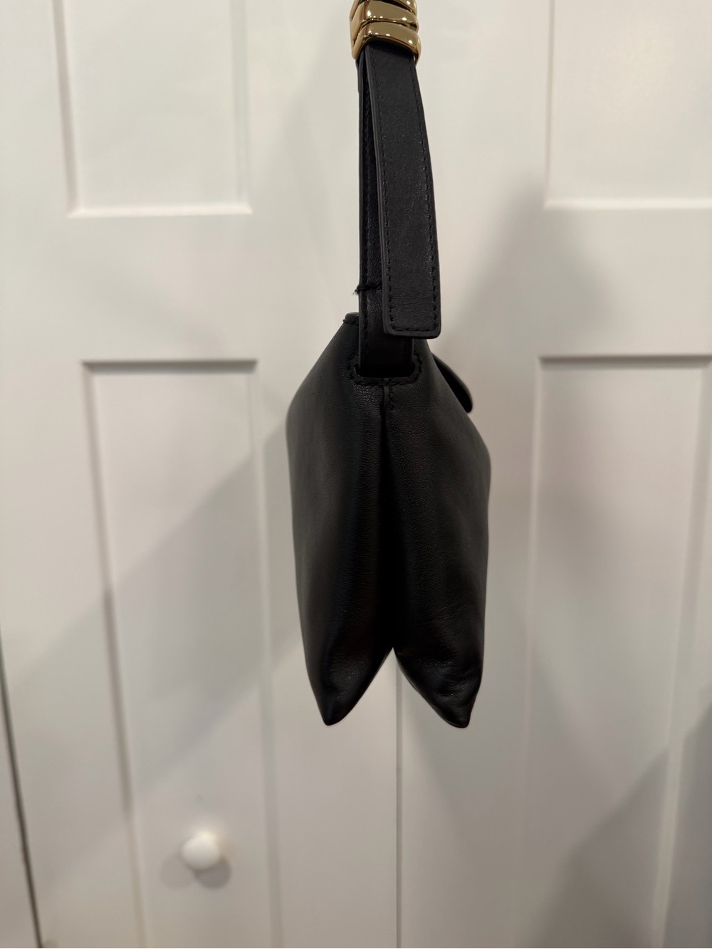 Madewell Date Night Party bag in black leather - Picture 3 of 5
